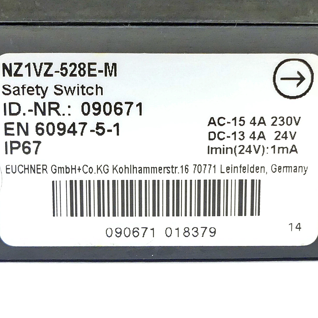 Sicherheitsschalter NZ1VZ-528E-M