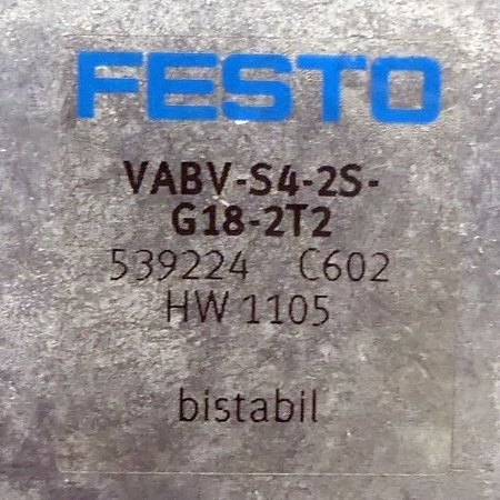 Manifold sub-base VABV-S4-2S-G18-2T2 