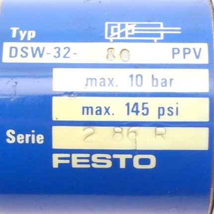 Round cylinder DSW-32-80-PPV-AB