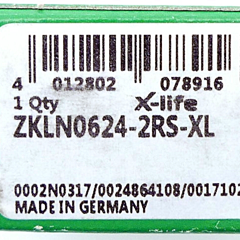 Axial Angular Ball Bearing ZKLN0624-2RS-XL