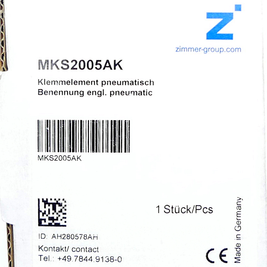 Clamping element MKS2005AK 