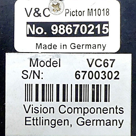 Industrial camera VC67 