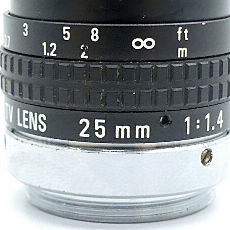 TV Objective lens 1:1.4 / 25 mm 