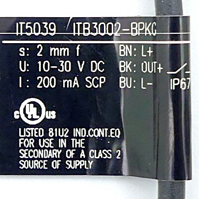 Induktiver Sensor IT5039 