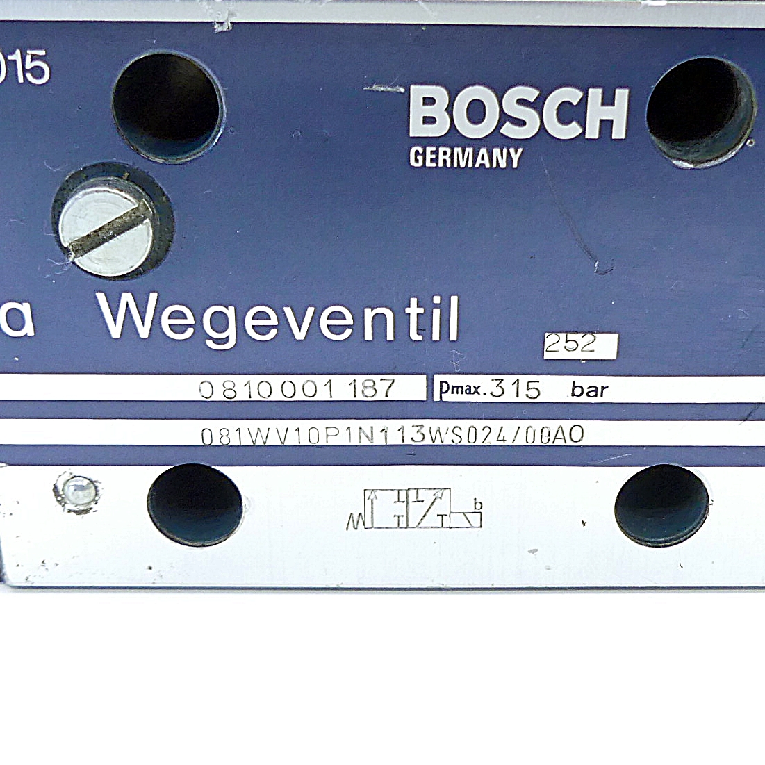 2/2 Directional valve Bosch 081WV10P1N113WS024/00A0 