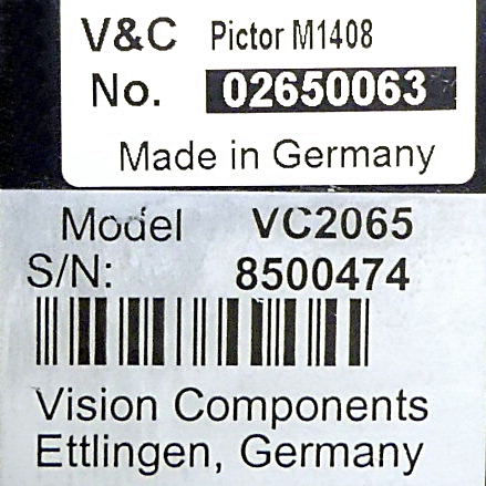 Industriekamera VC2065 mit Pentax TV Lens 25mm 1:1.4 