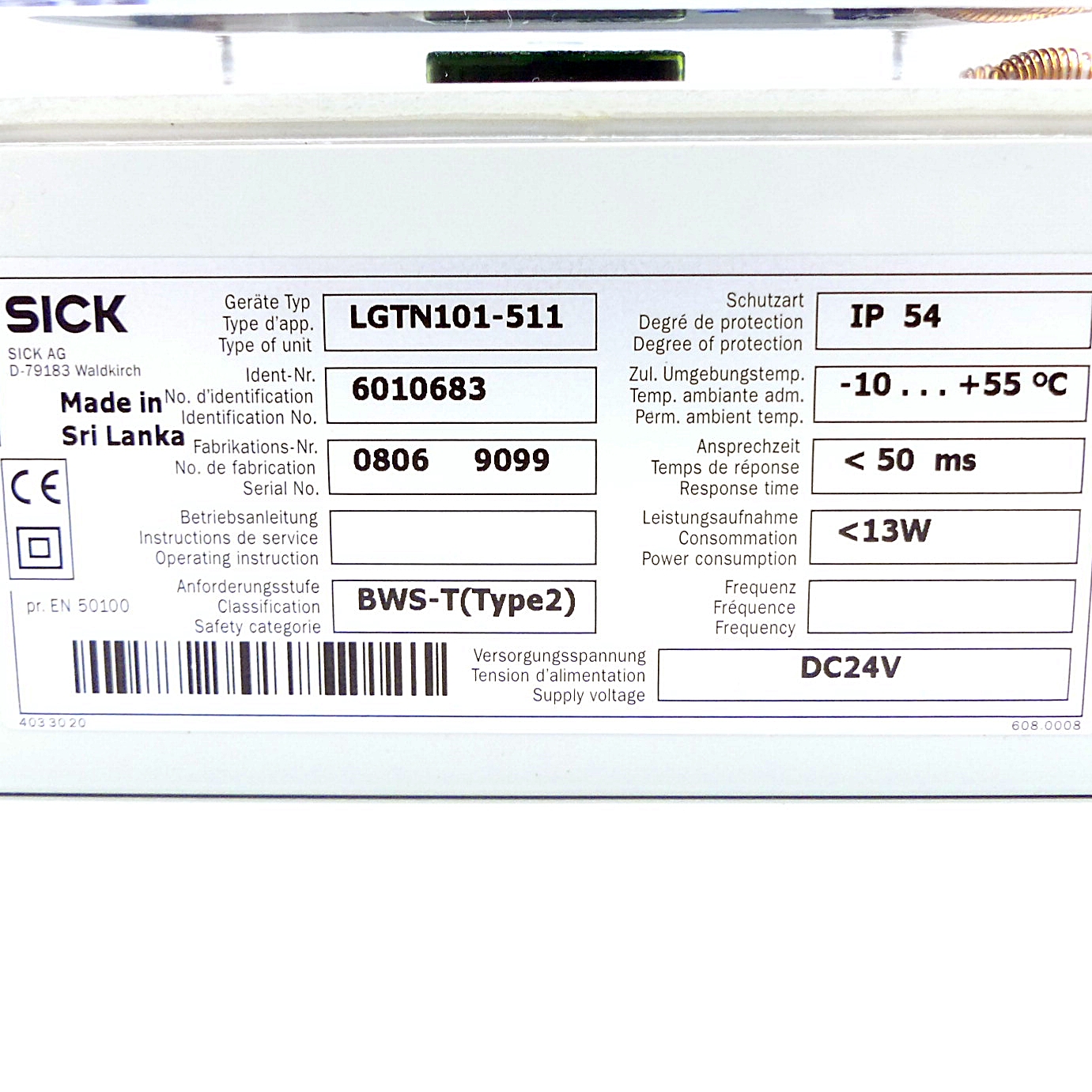 Control unit LGTN101-511 