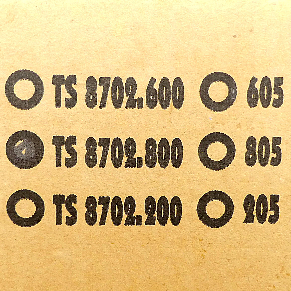 Socket elemente front / back TS 8702.800