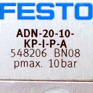 Compact cylinder ADN-20-10-KP-I-P-A