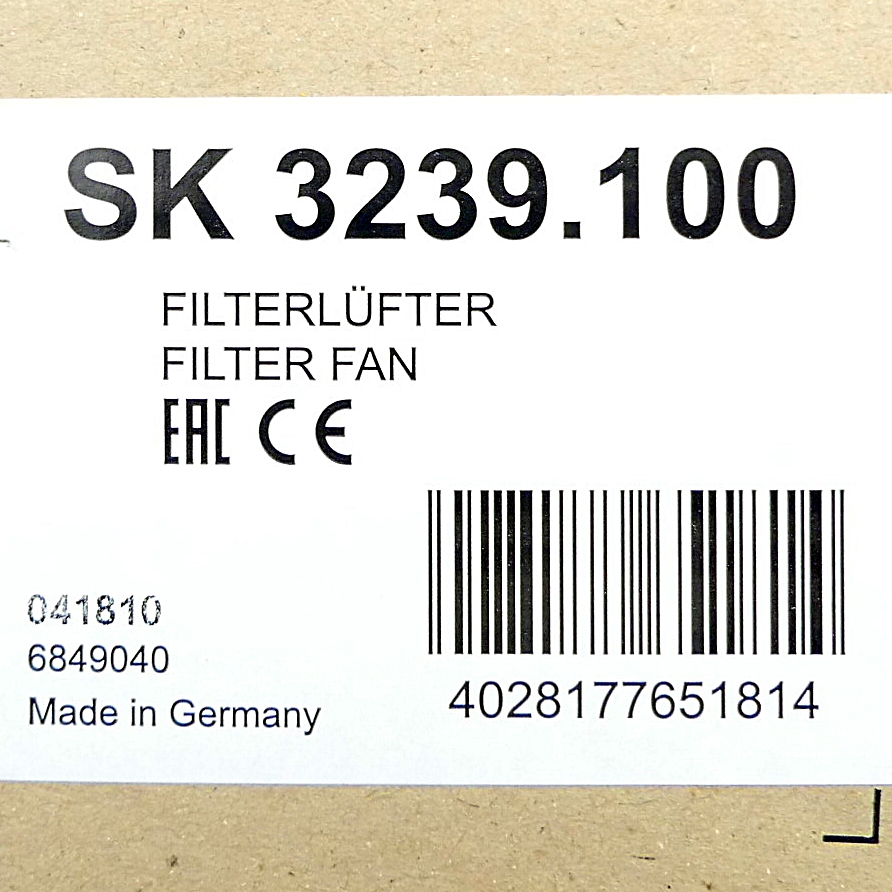 Filter fan SK 3239.100 