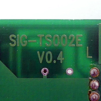 Control card TS 002 E 