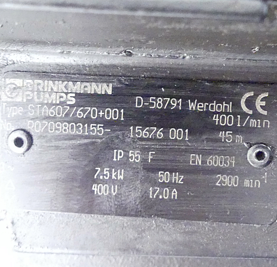 Coolant pump STA607/670+001 