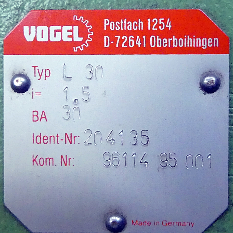 Kegelradgetriebe L 30