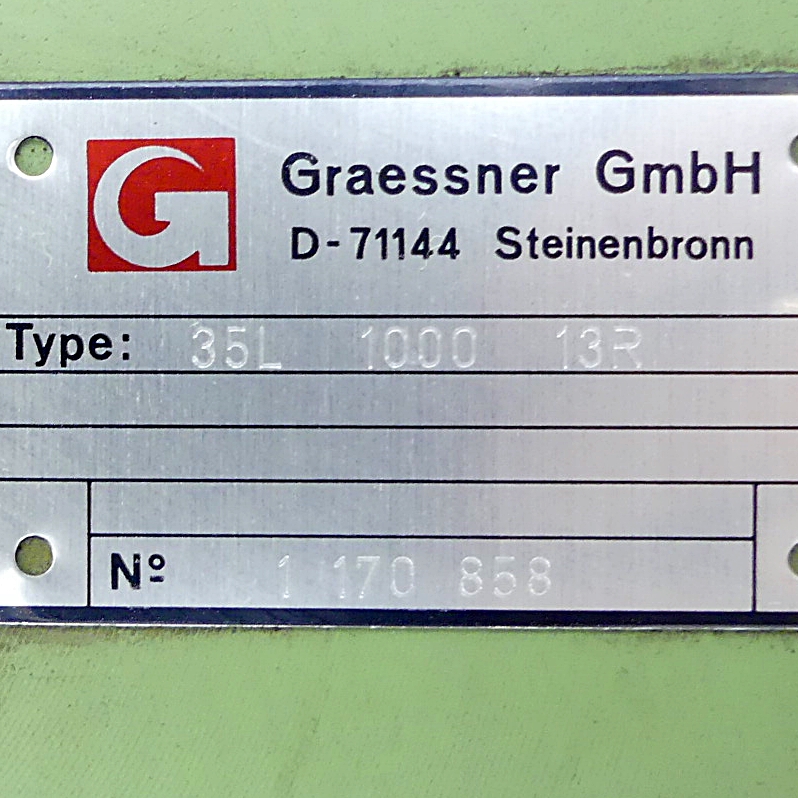 Maschinenteil24 Graessner GmbH Bevel gear drive 35L 1000 buy online