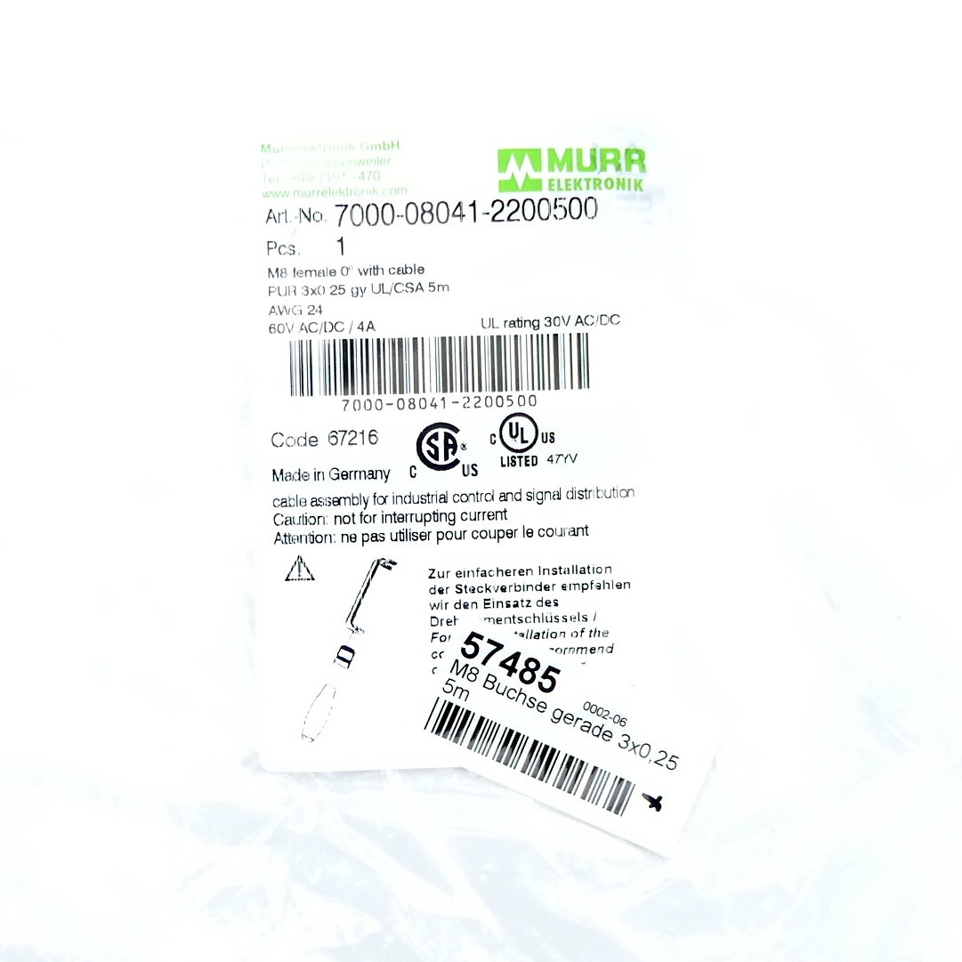 Sensor/actuator Connector  New FS