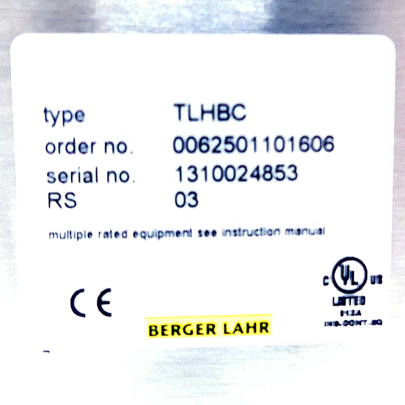Twin Line Holding Brake TLHBC 