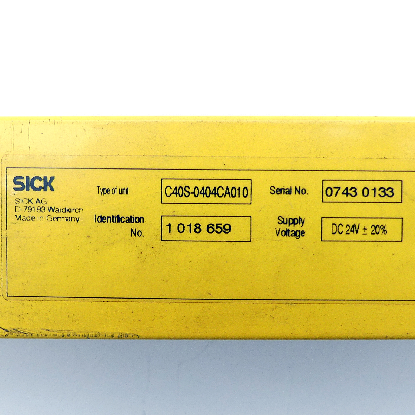 Sicherheitsvorhang Sender C40S-0404CA010 