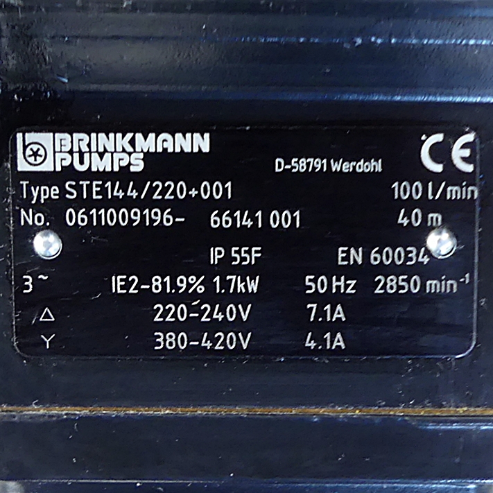 Submersible pump STE144/220+001 