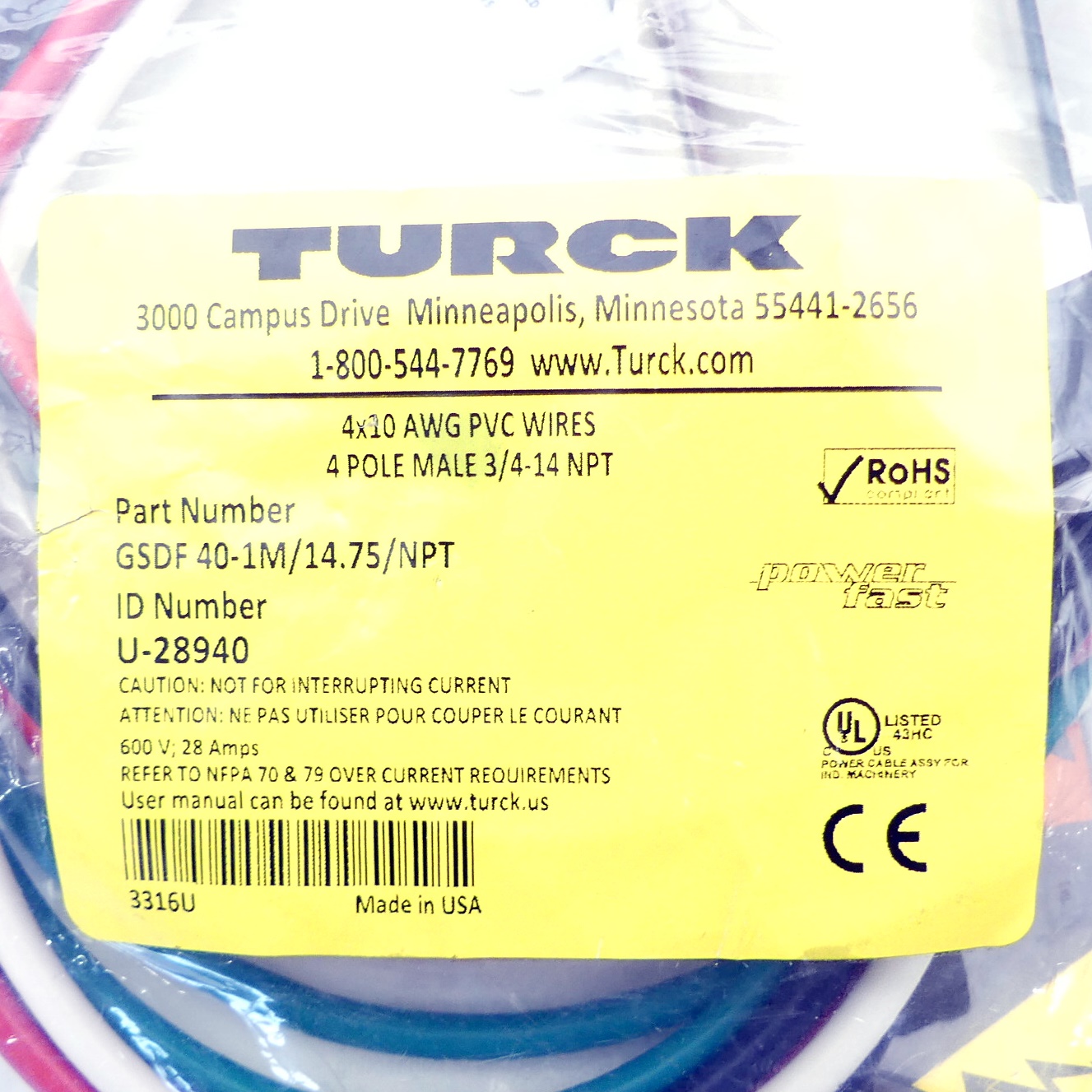Power Receptacle U-28940