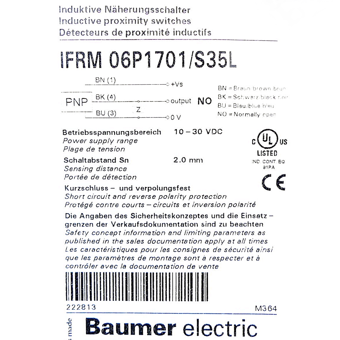 Induktiver Näherungsschalter