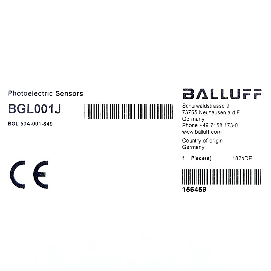 Fork light barrier BGL001J 