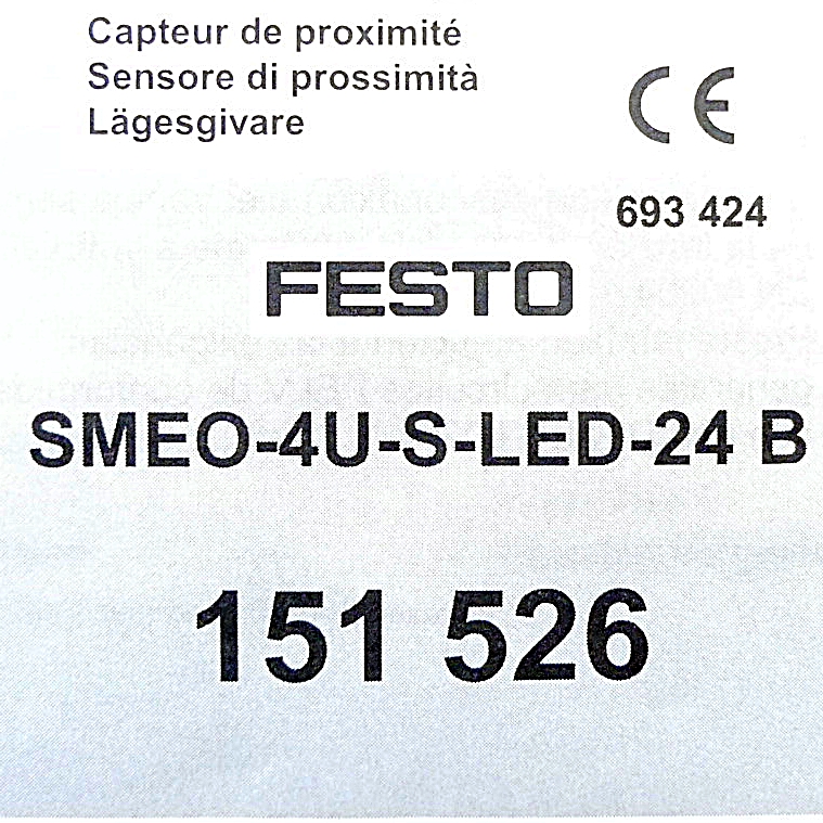 Proximity switch SMEO-4U-S-LED-24-B 
