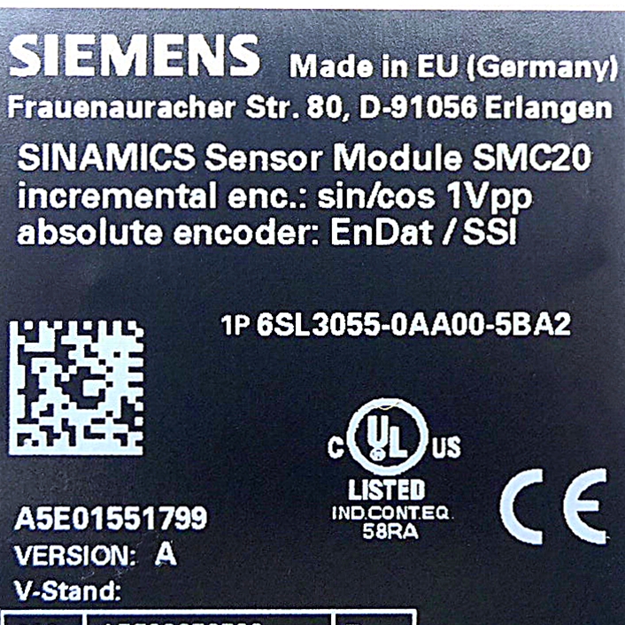 SINAMICS Sensor Modul SMC20 