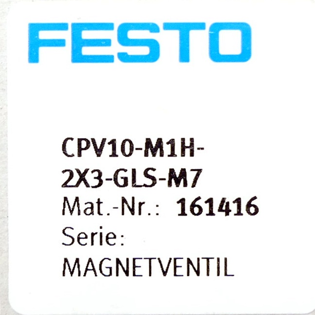 Magnetventil CPV10-M1H-2X3-GLS-M7