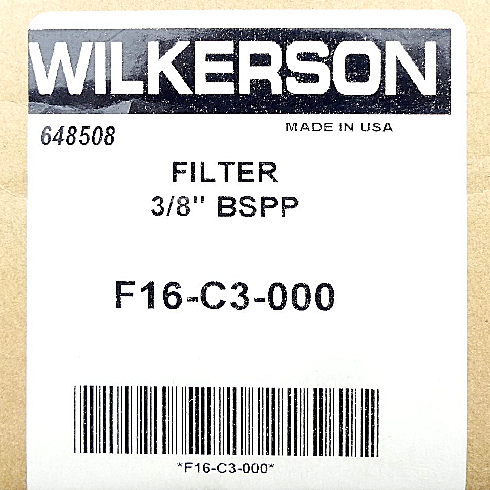 Particulate filter 3/8" 