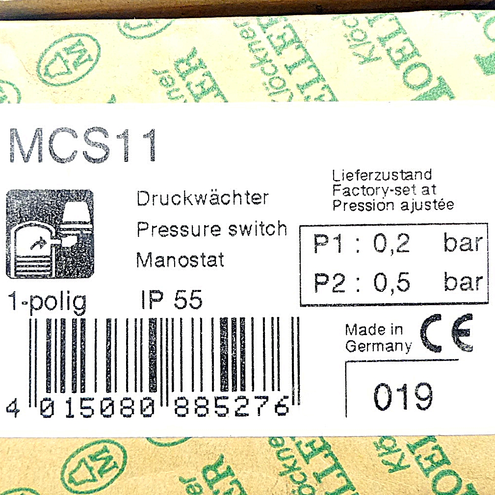 Pressure switch 