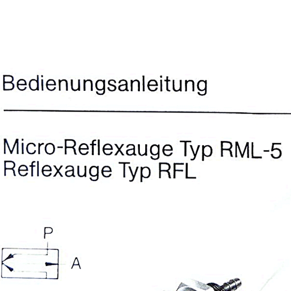 Micro reflex sensor RML-5 