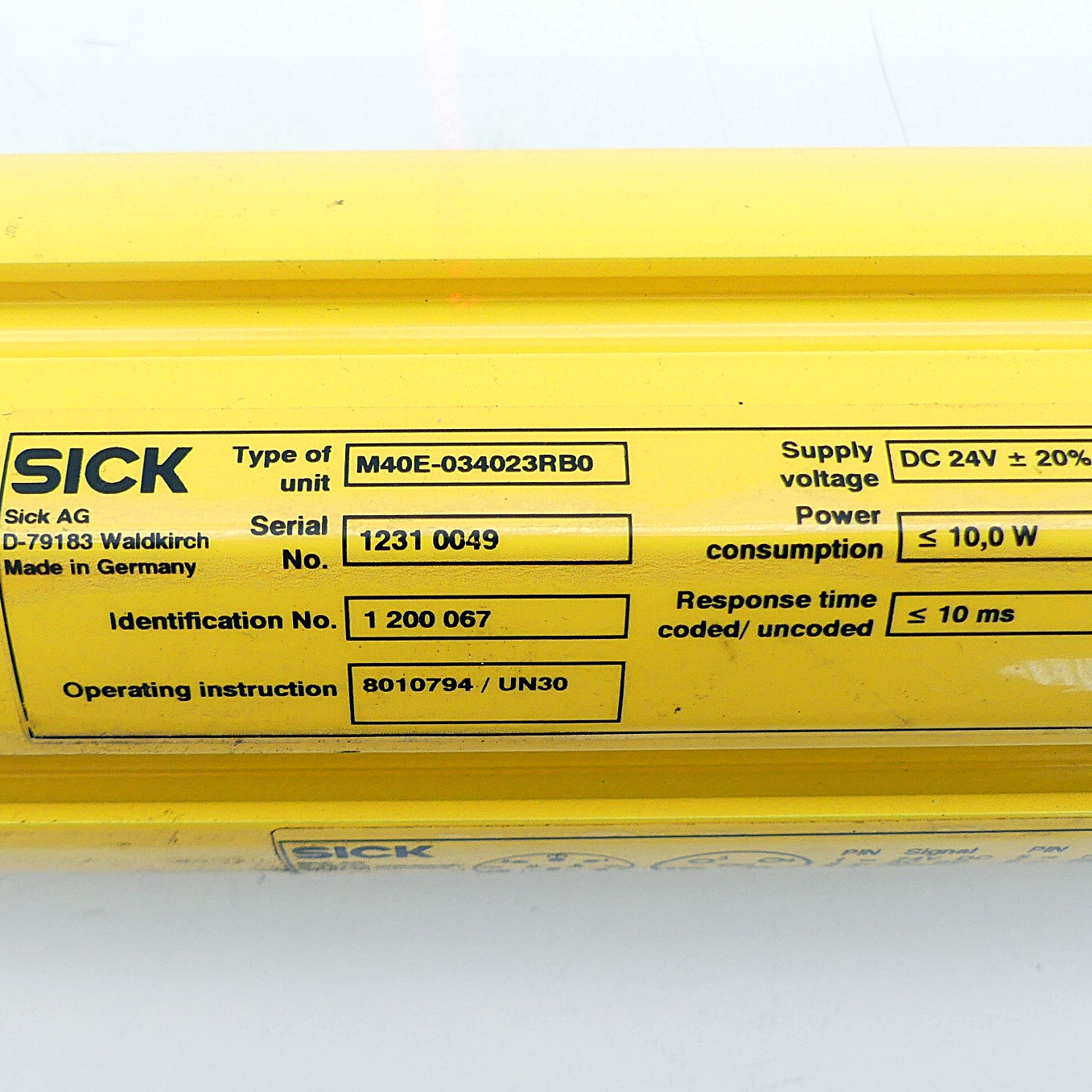 Sicherheitsvorhang Empfänger M40E-034023RB0