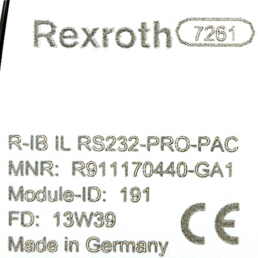 Input terminal R-IB IL RS232-PRO-PAC 