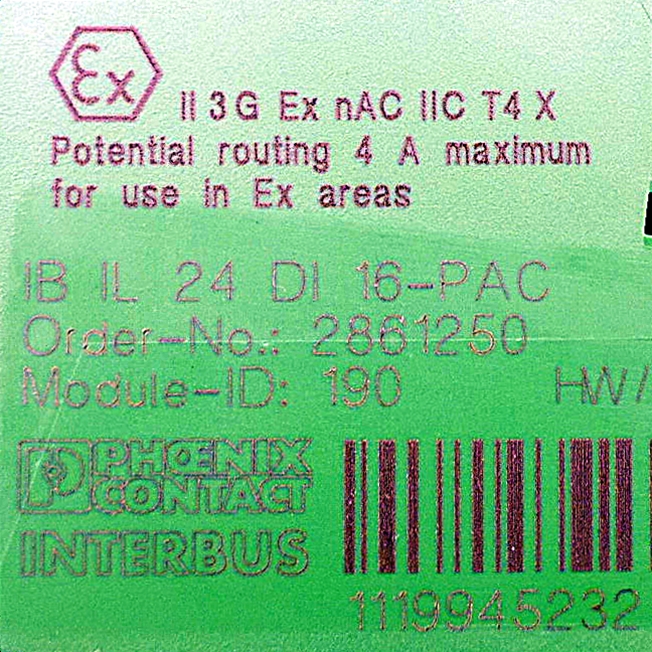 Digitaleingabeklemme IB IL 24 DI 16-PAC