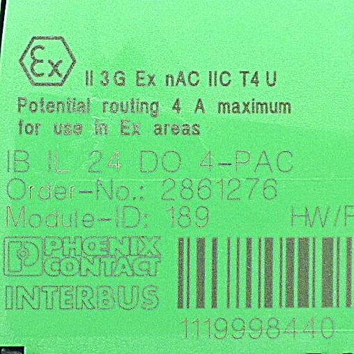 Digital output terminal IB IL 24 DO 4-PAC 