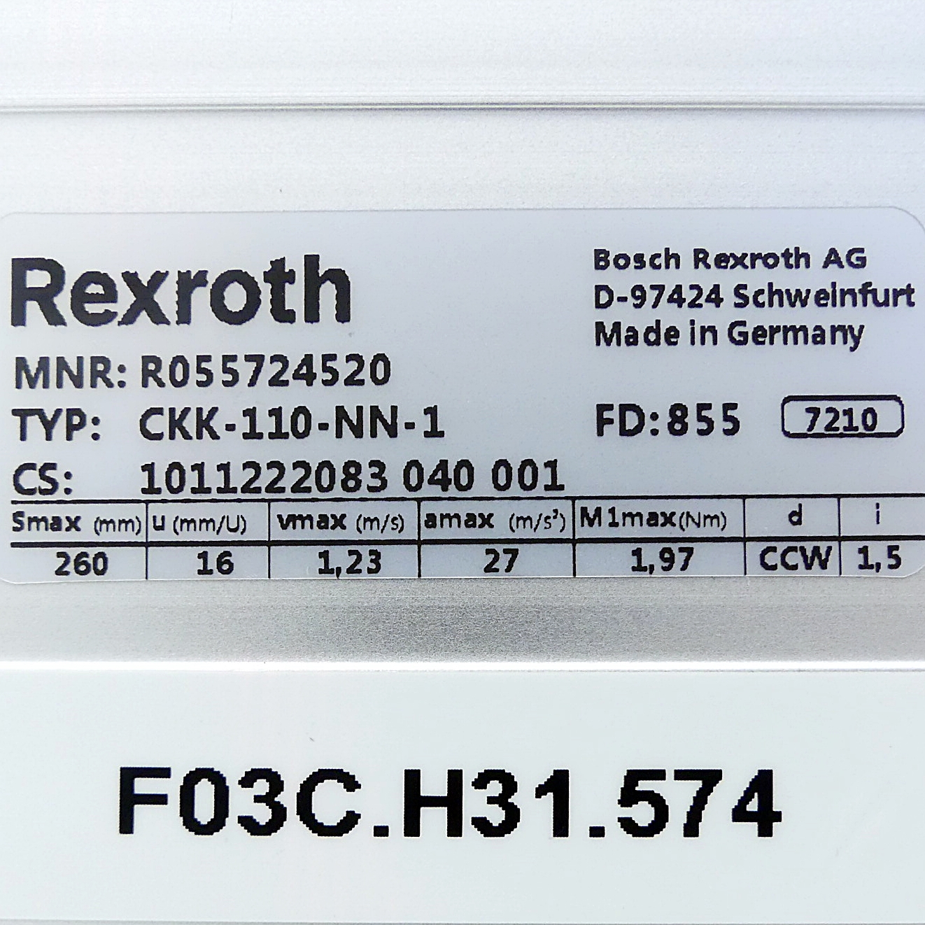 Linear module CKK-110-NN-1 