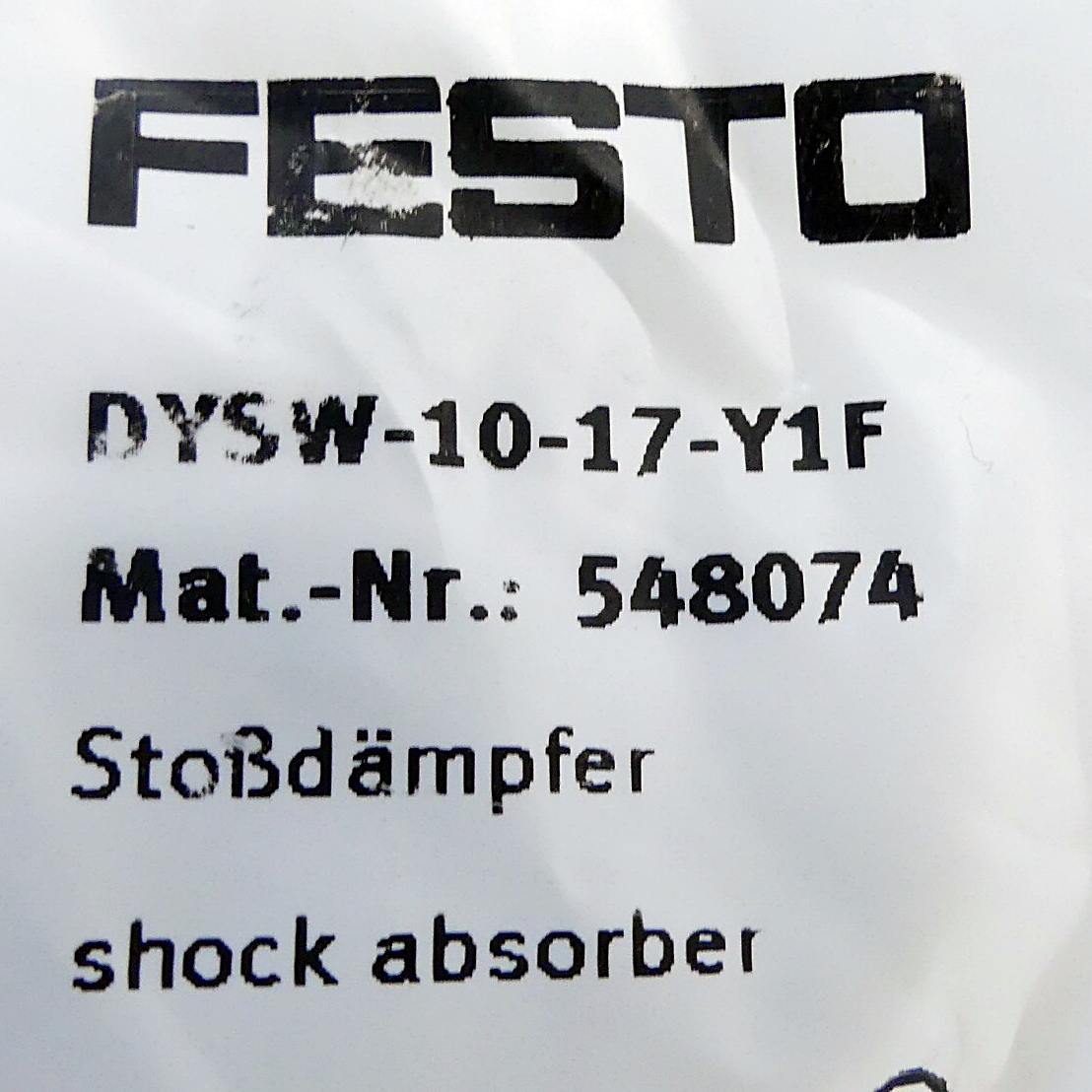 Shock absorber DYSW-10-17-Y1F 