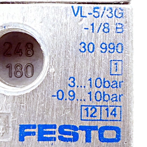 Pneumatic valve VL-5/3G-1/8 B