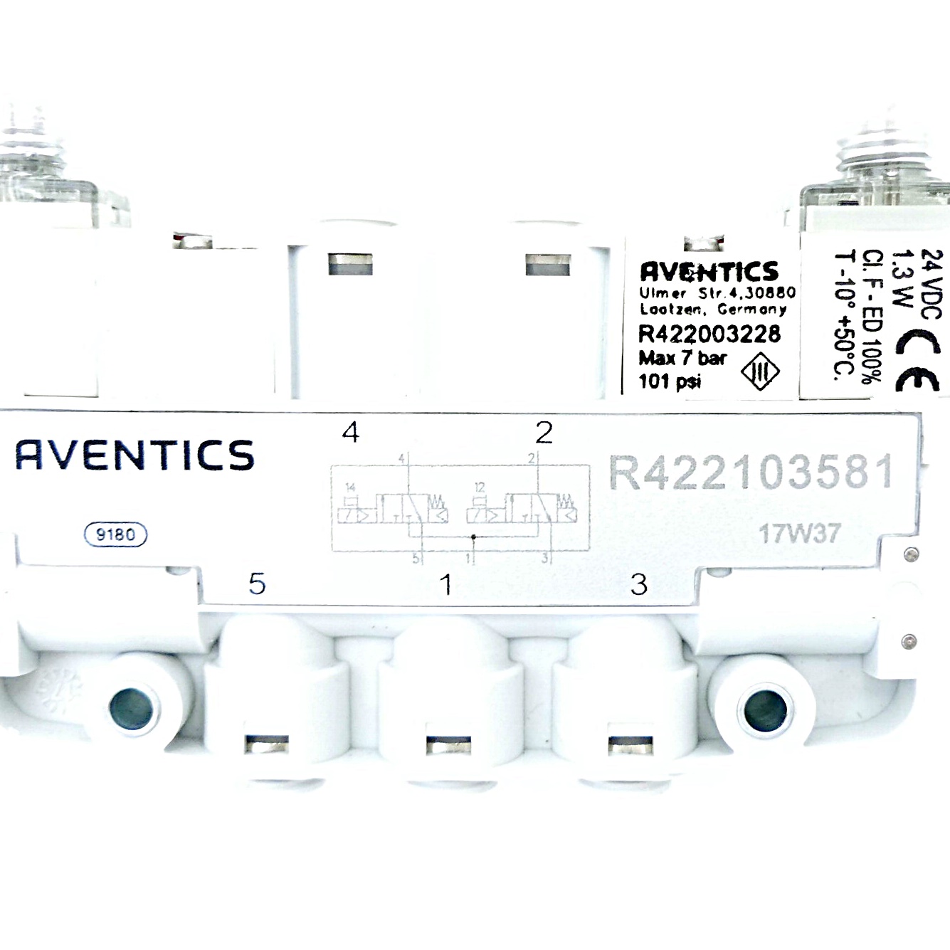 2 x 3/2 Directional control valve LS04-3/2CC-024DC-AF-I-M8-D4-NE
