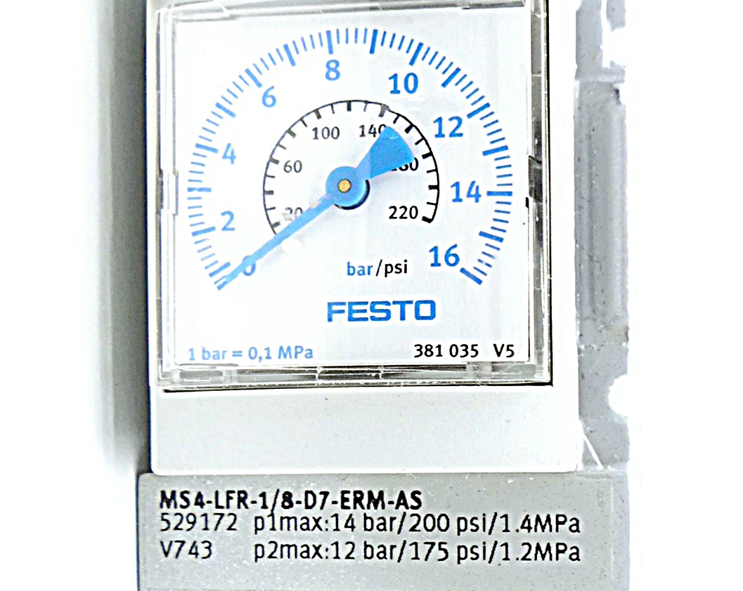 Filter-Regulator MS4-LFR-1/8-D7-ERM-AS 