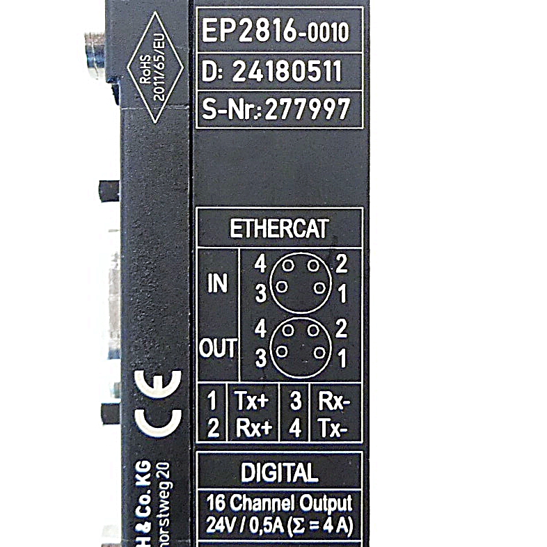 EtherCAT Box, 16-channel-digital-output 