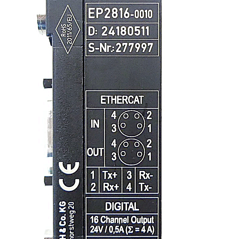 EtherCAT Box, 16-channel-digital-output