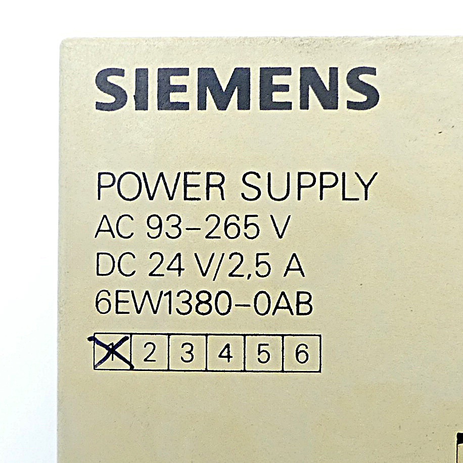 Sipac Stromversorgung
