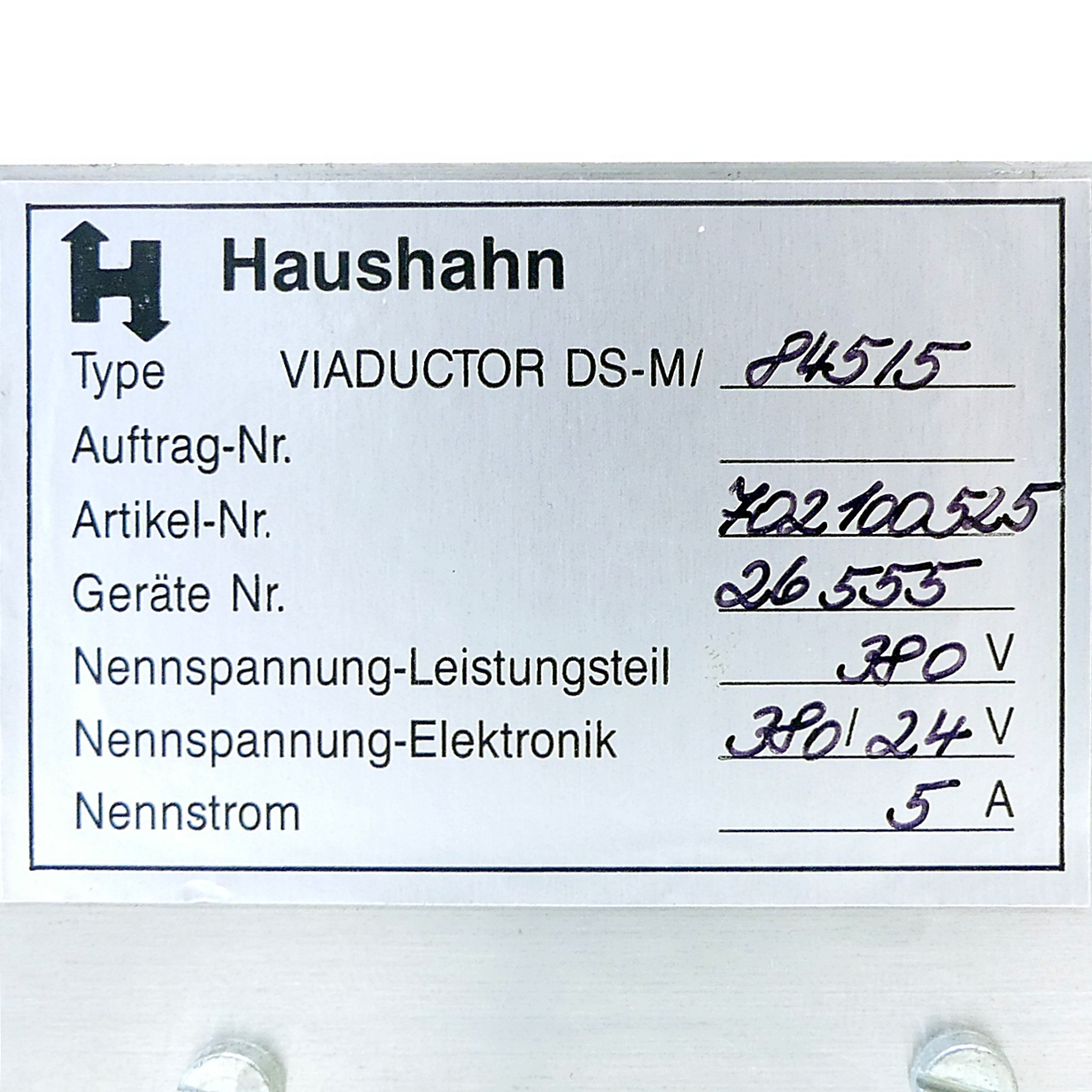 Frequency converter DS-M/845/5 