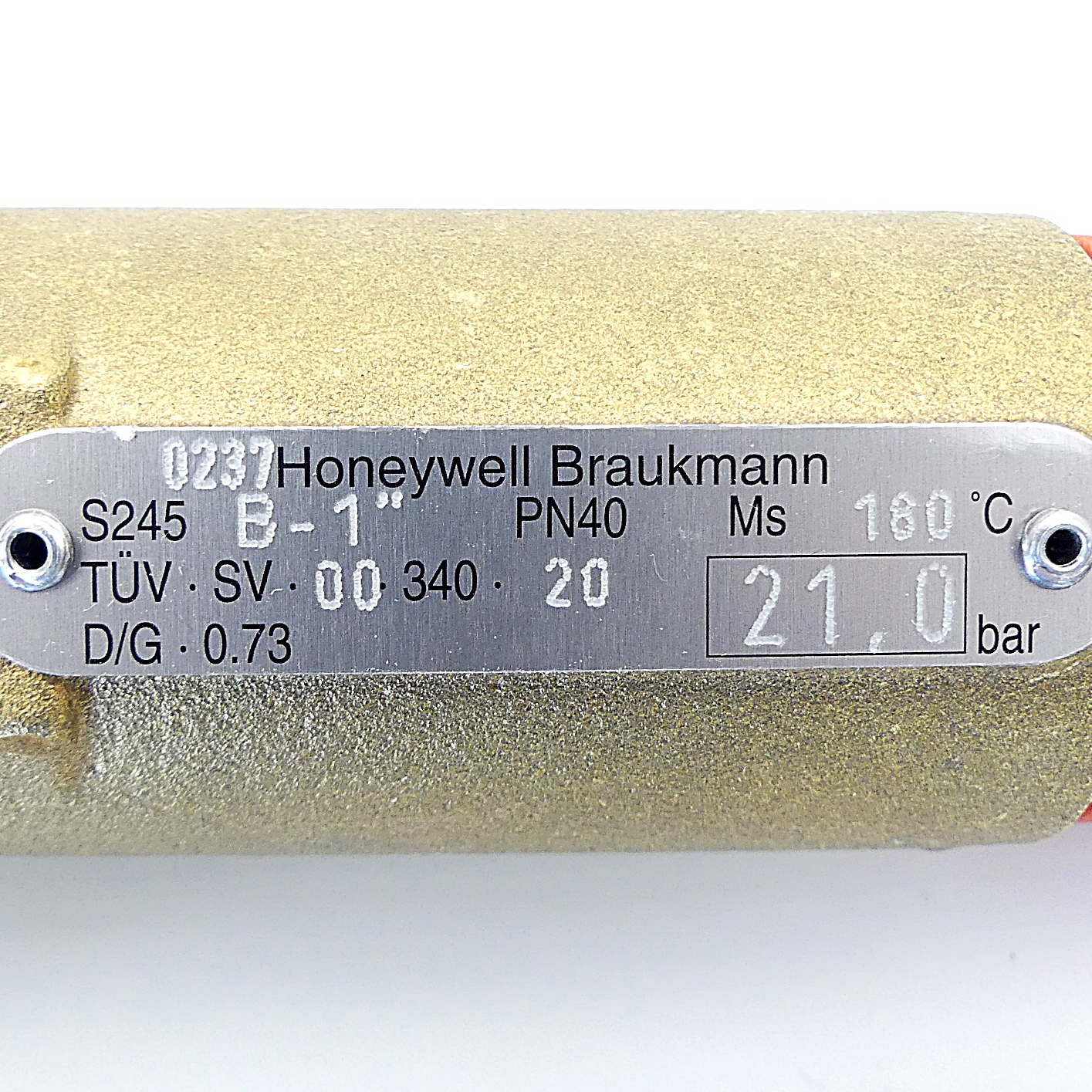 HONEYWELL BRAUKMANN S 245 A-1 1/2 SAFETY VALVE - Platinum International