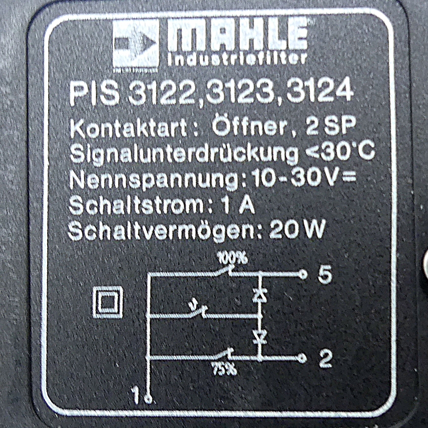 Differential pressure indicator 