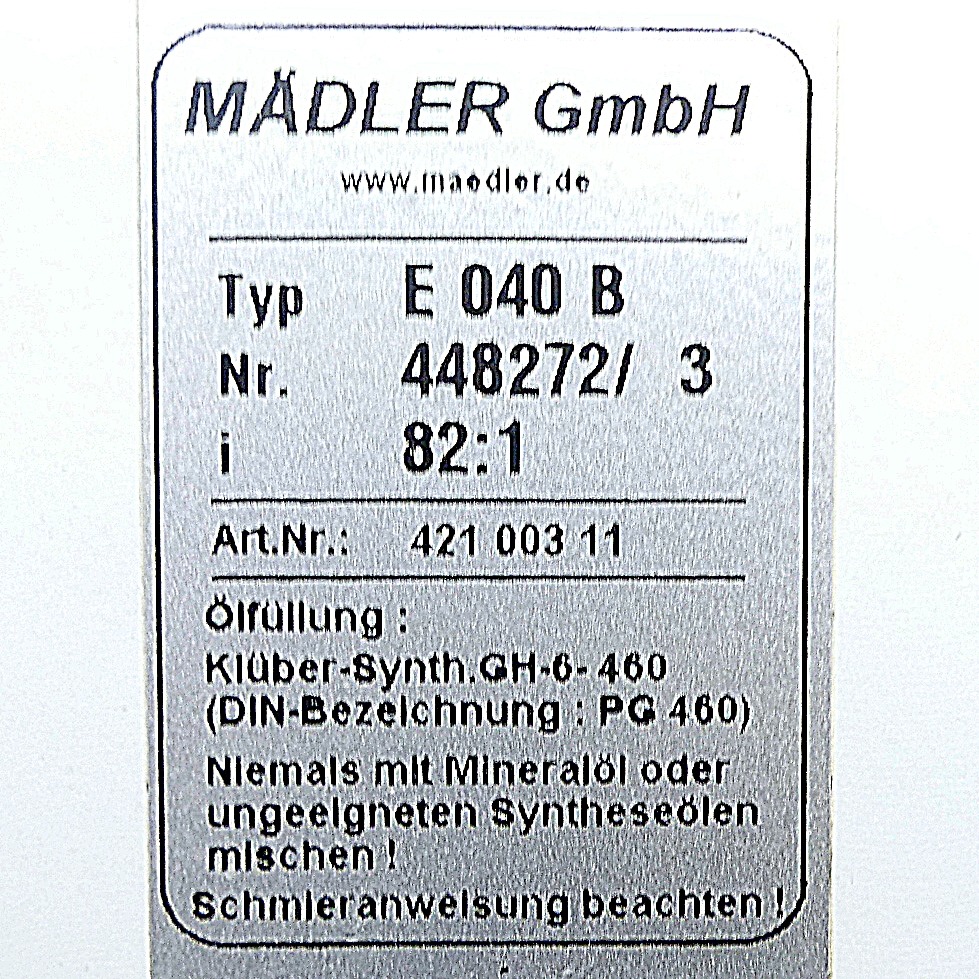 gear E 040 B