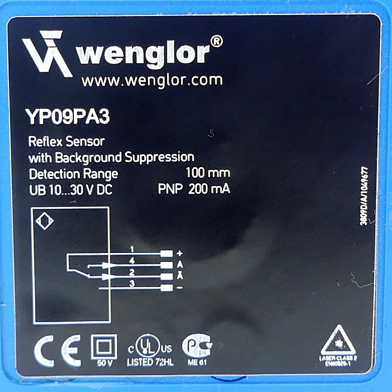 Reflex sensor YP09PA3