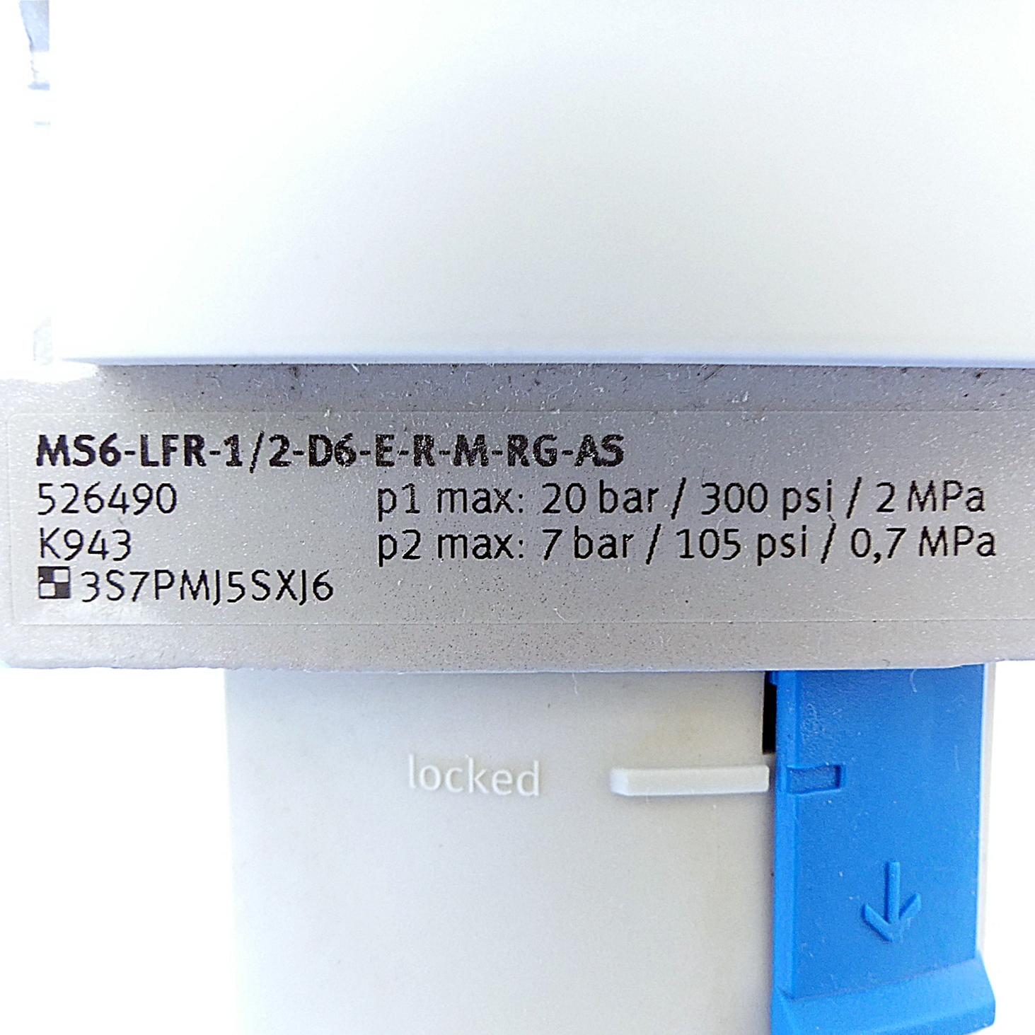 Filter Regelventil MS6-LFR-1/2-D6-E-R-M-RG-AS 