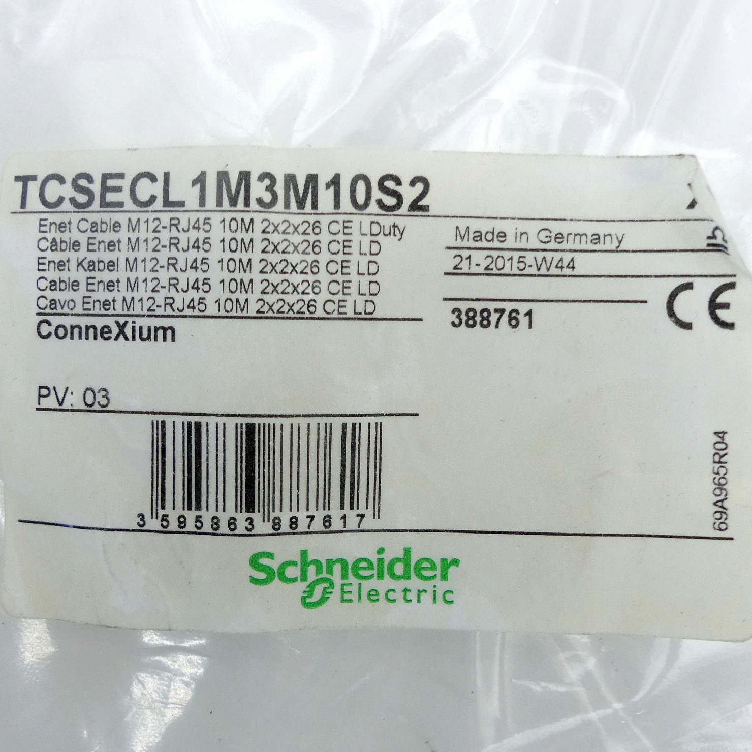 Ethernet ConneXium cable